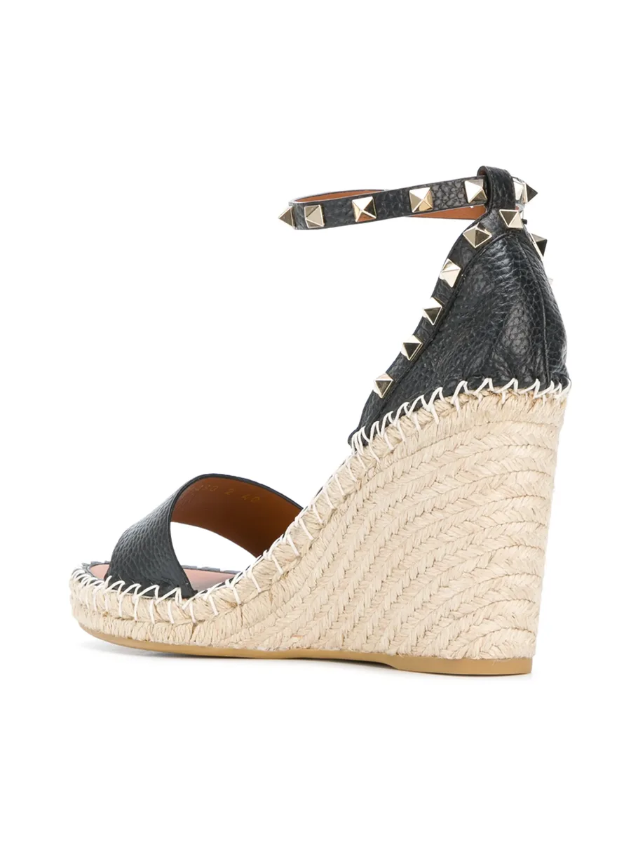 босоножки Double Rockstud 100 на танкетке 9