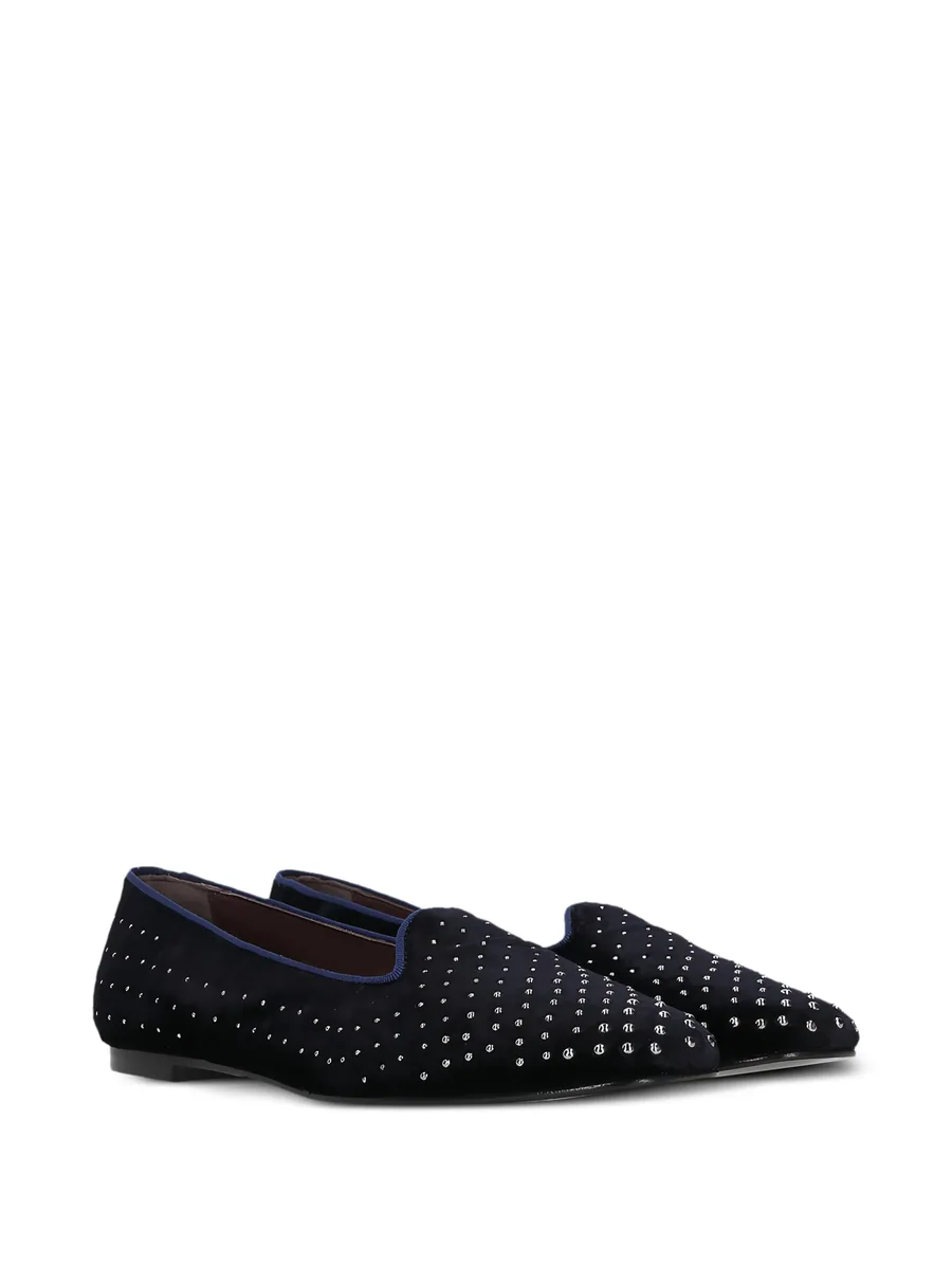 studded velvet loafers 3