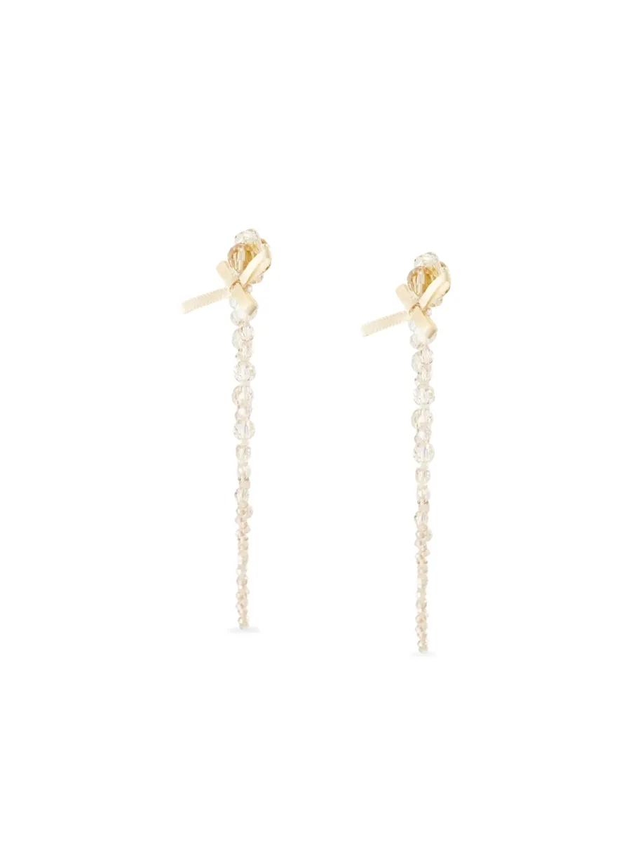 серьги Petite Bow Drip 3