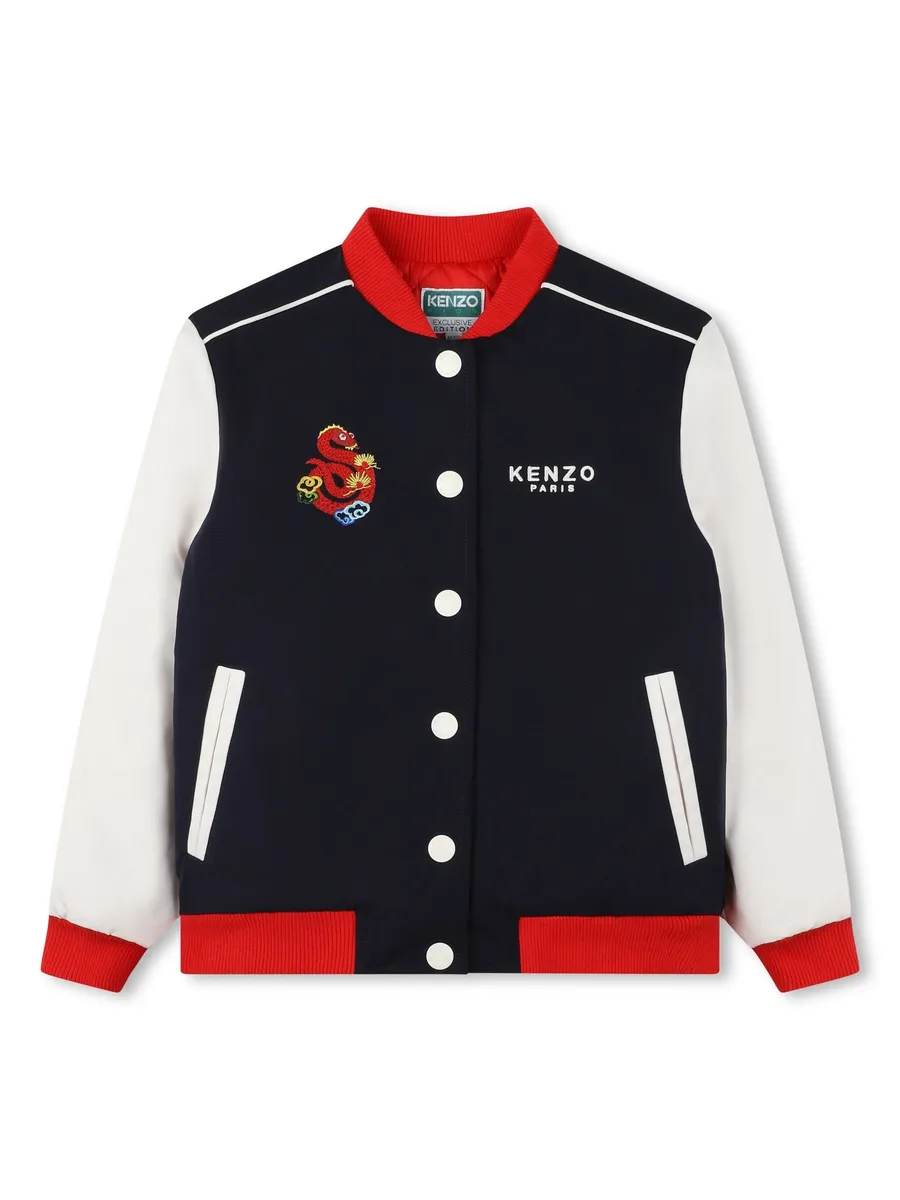 бомбер с вышитым логотипом 1