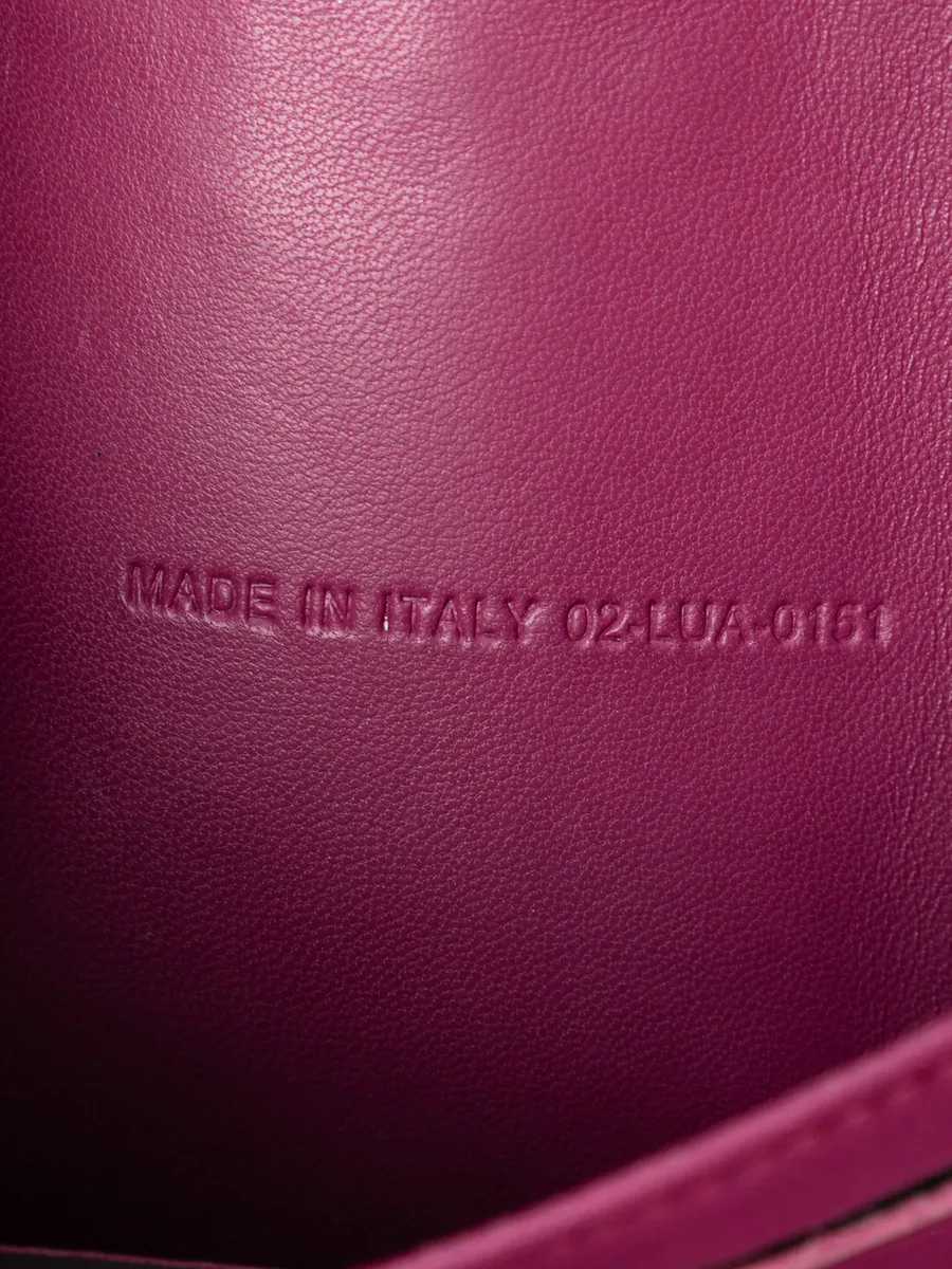 лакированная сумка через плечо Cannage Lady Dior Wallet on Chain (2011 год) 14