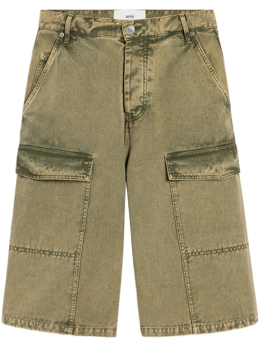 wide-leg Bermuda shorts 1