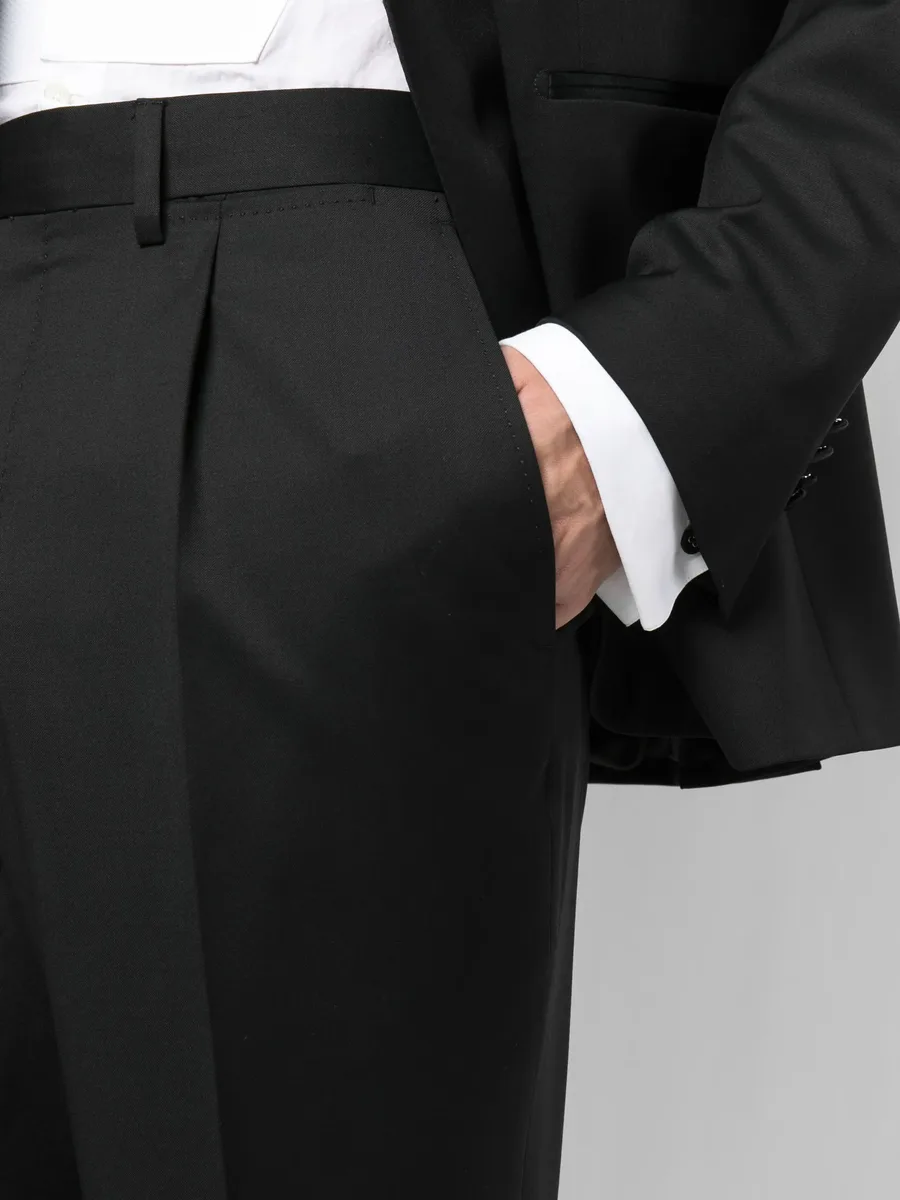 shawl-lapels single-breasted blazer 12