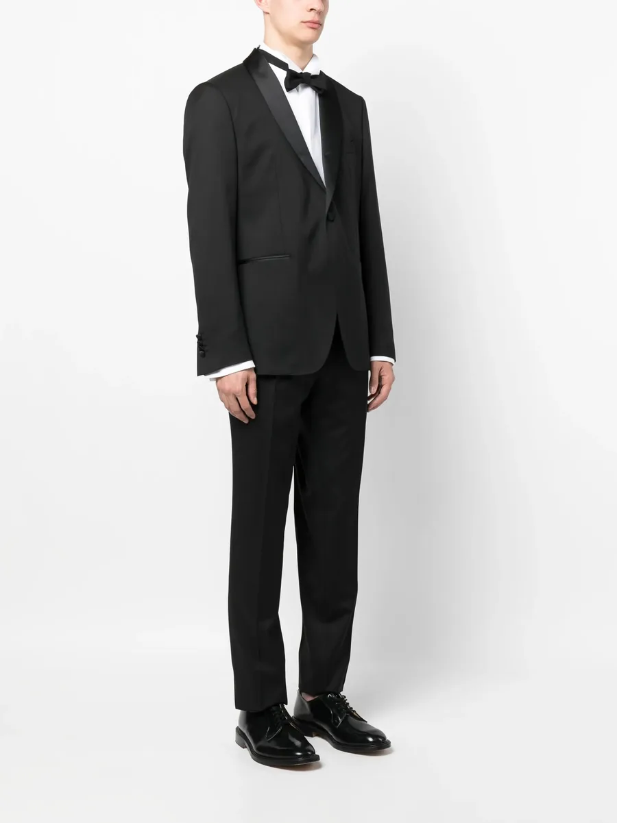 shawl-lapels single-breasted blazer 6
