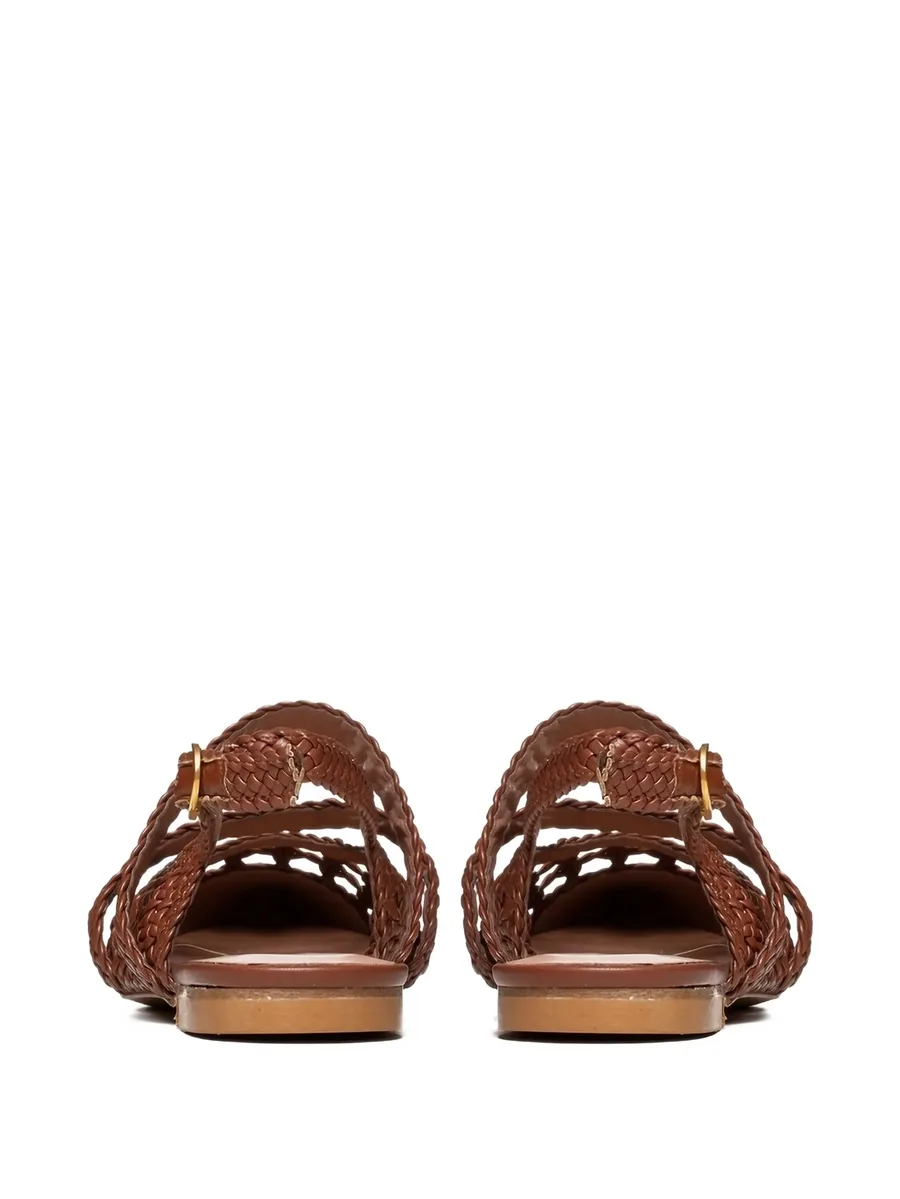 Lena woven pointed-toe pumps 4