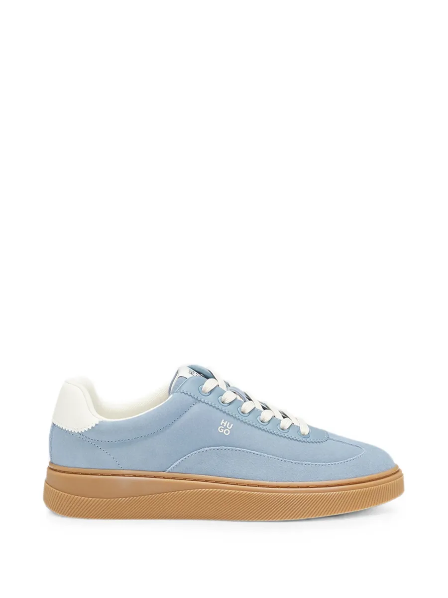 logo-print lace-up sneakers 1