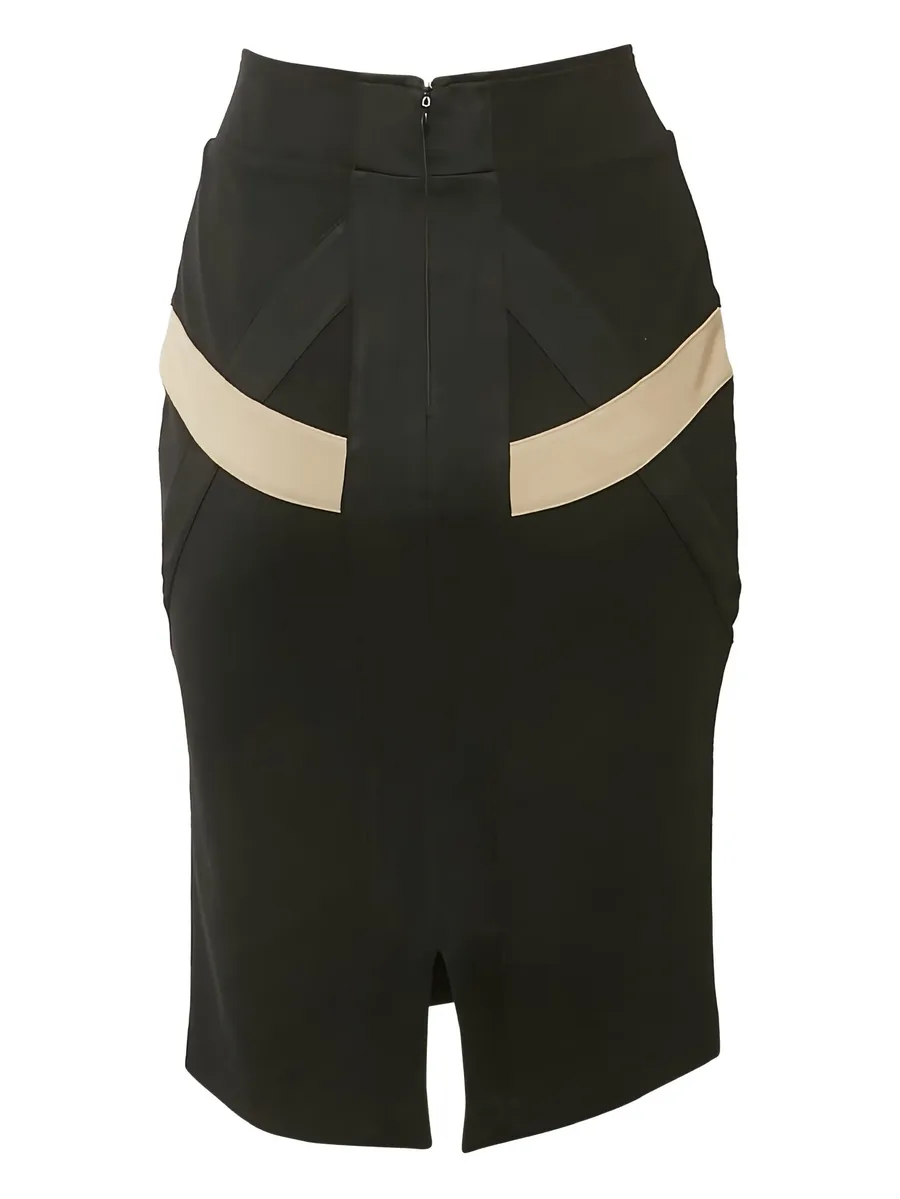 panelled pencil skirt 3