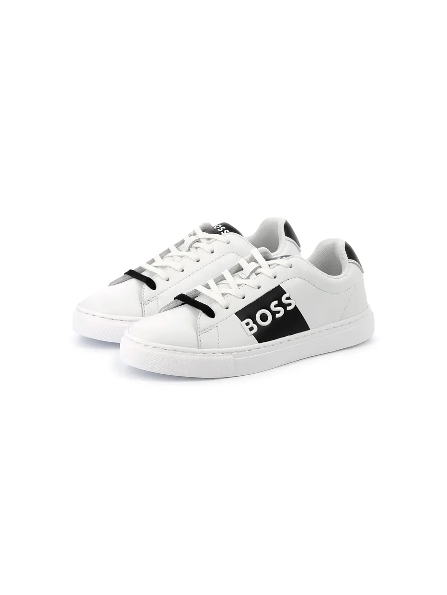 logo-embossed sneakers 4