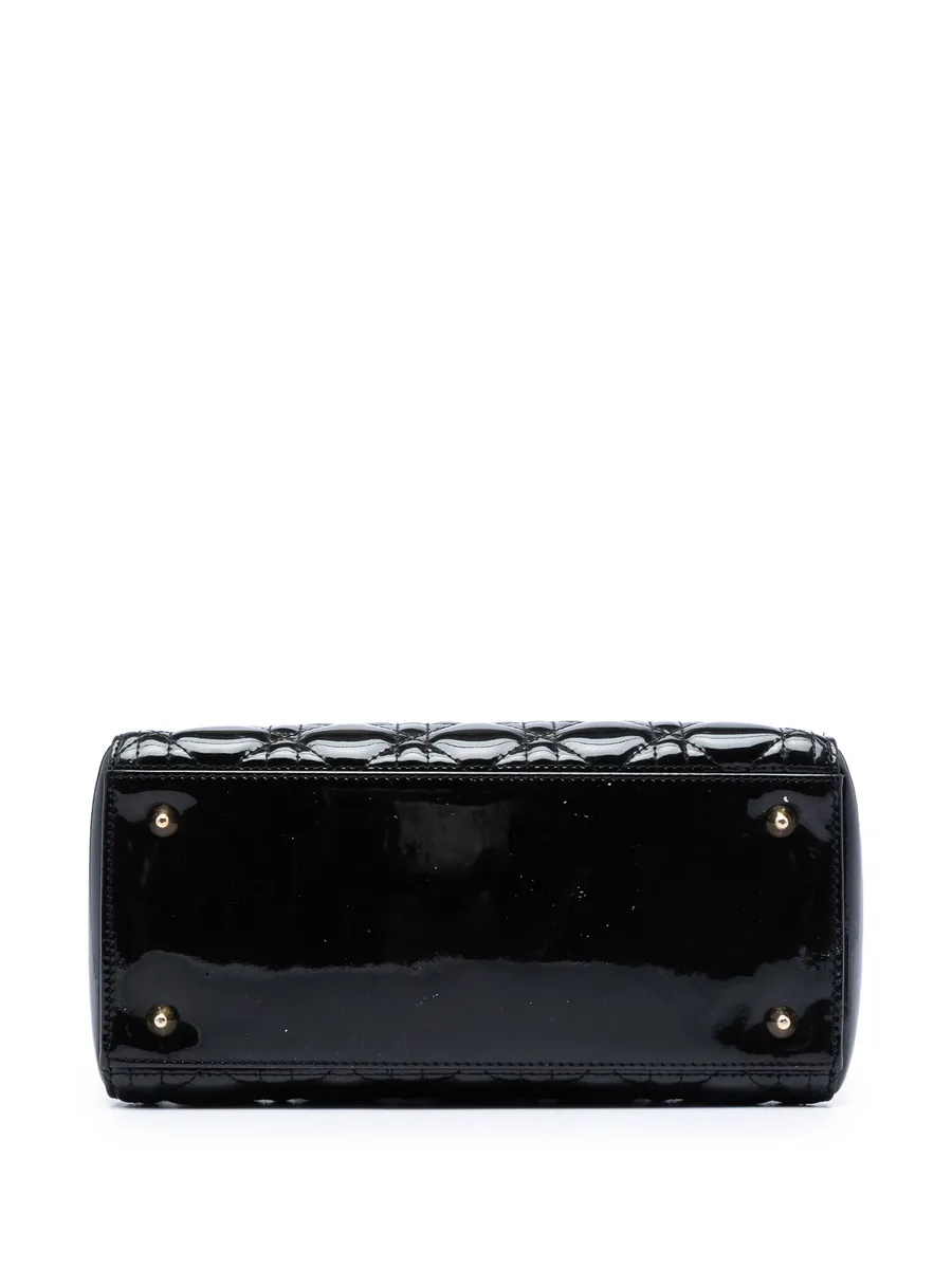 сумка-сэтчел Patent Cannage Lady Dior среднего размера (2012 год) 7