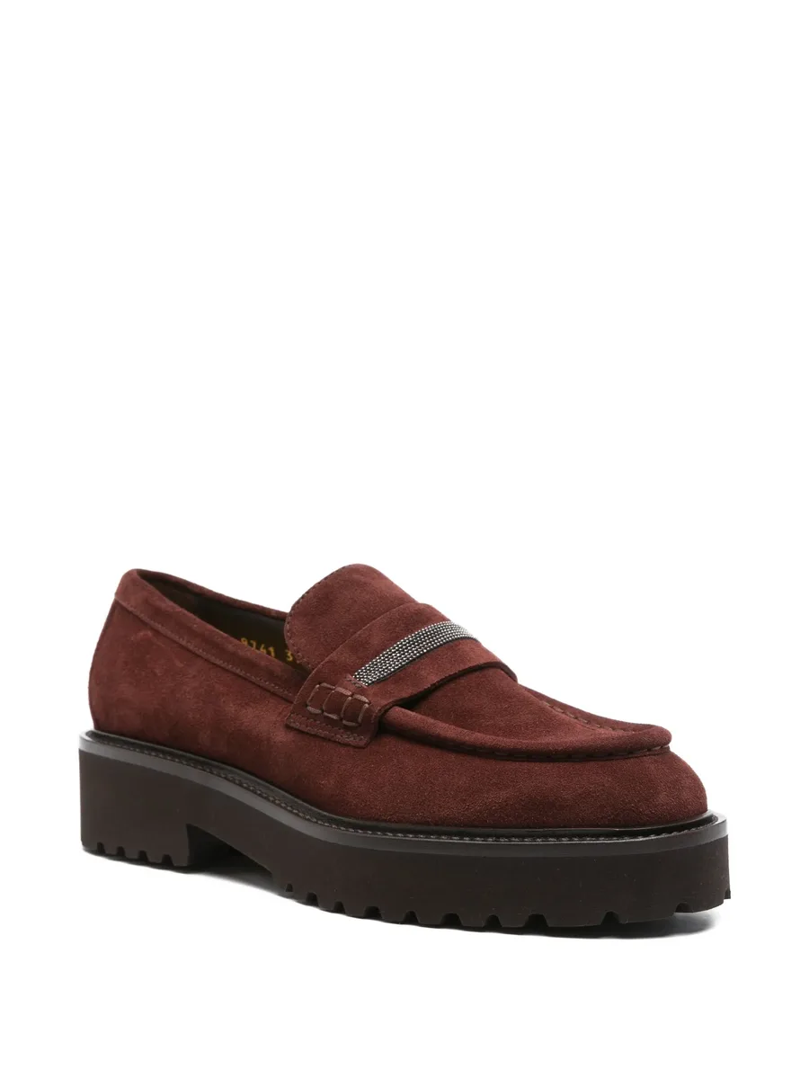 chain-embellishment loafers 3