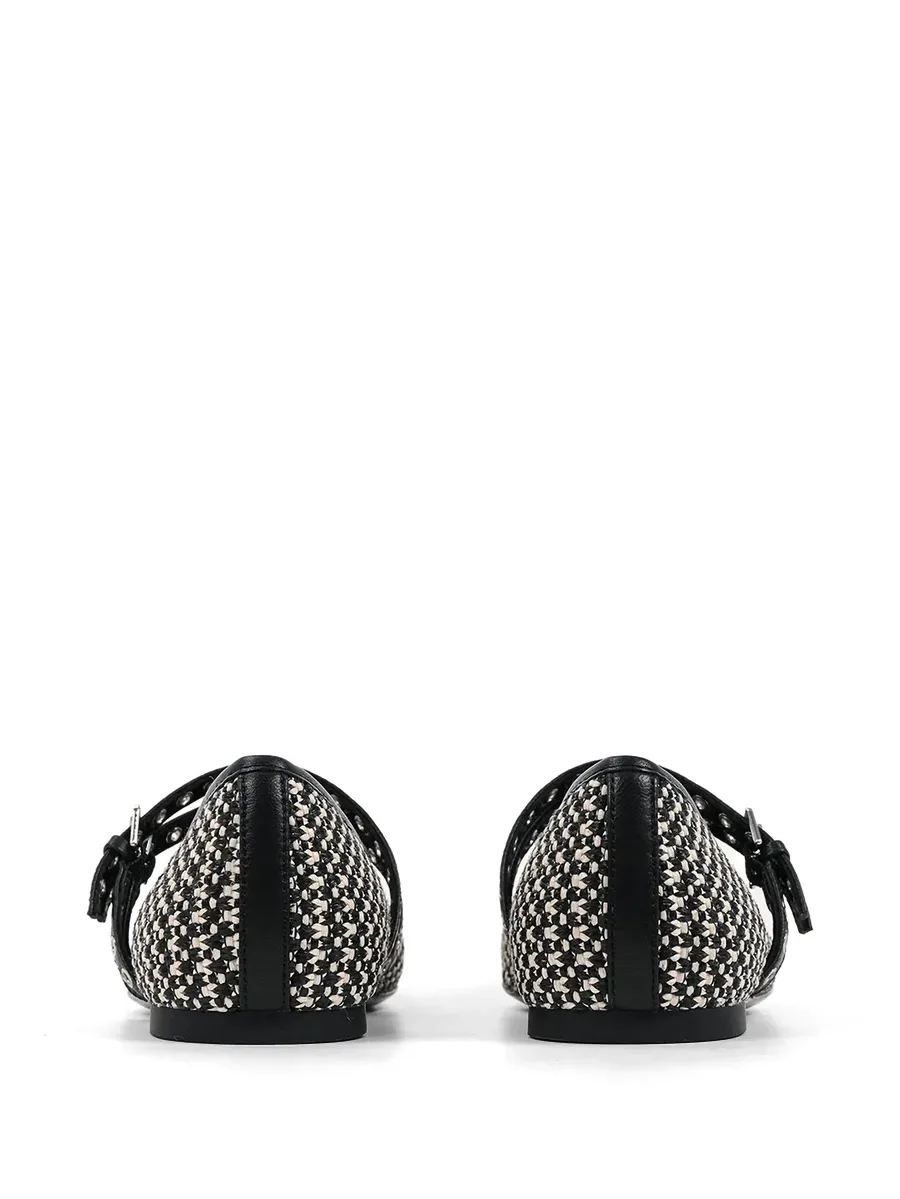 eyelet-embellished ballet flats 5