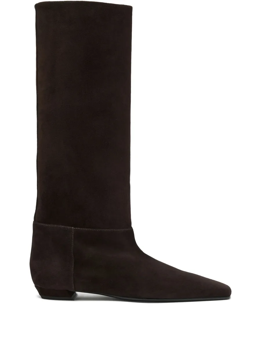 suede knee-high boots 1