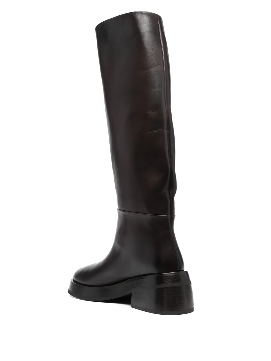 60mm Fondello leather knee-high boots 5