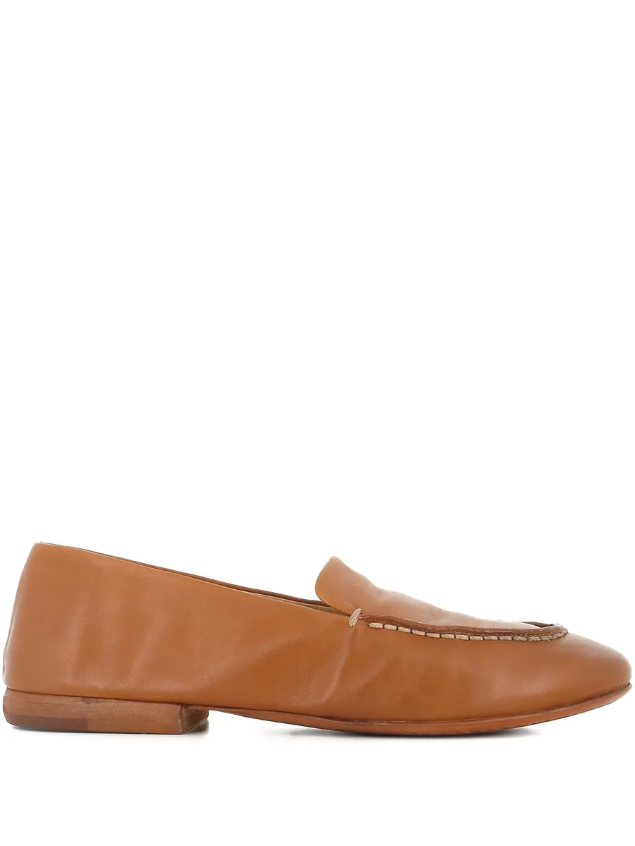 topstitch detail loafers 2