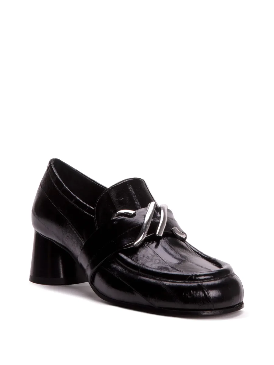 Monogram 55mm leather loafers 3