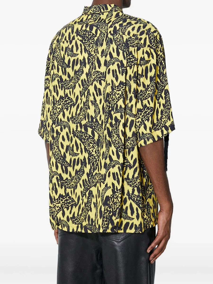 leopard-print fringe shirt 8