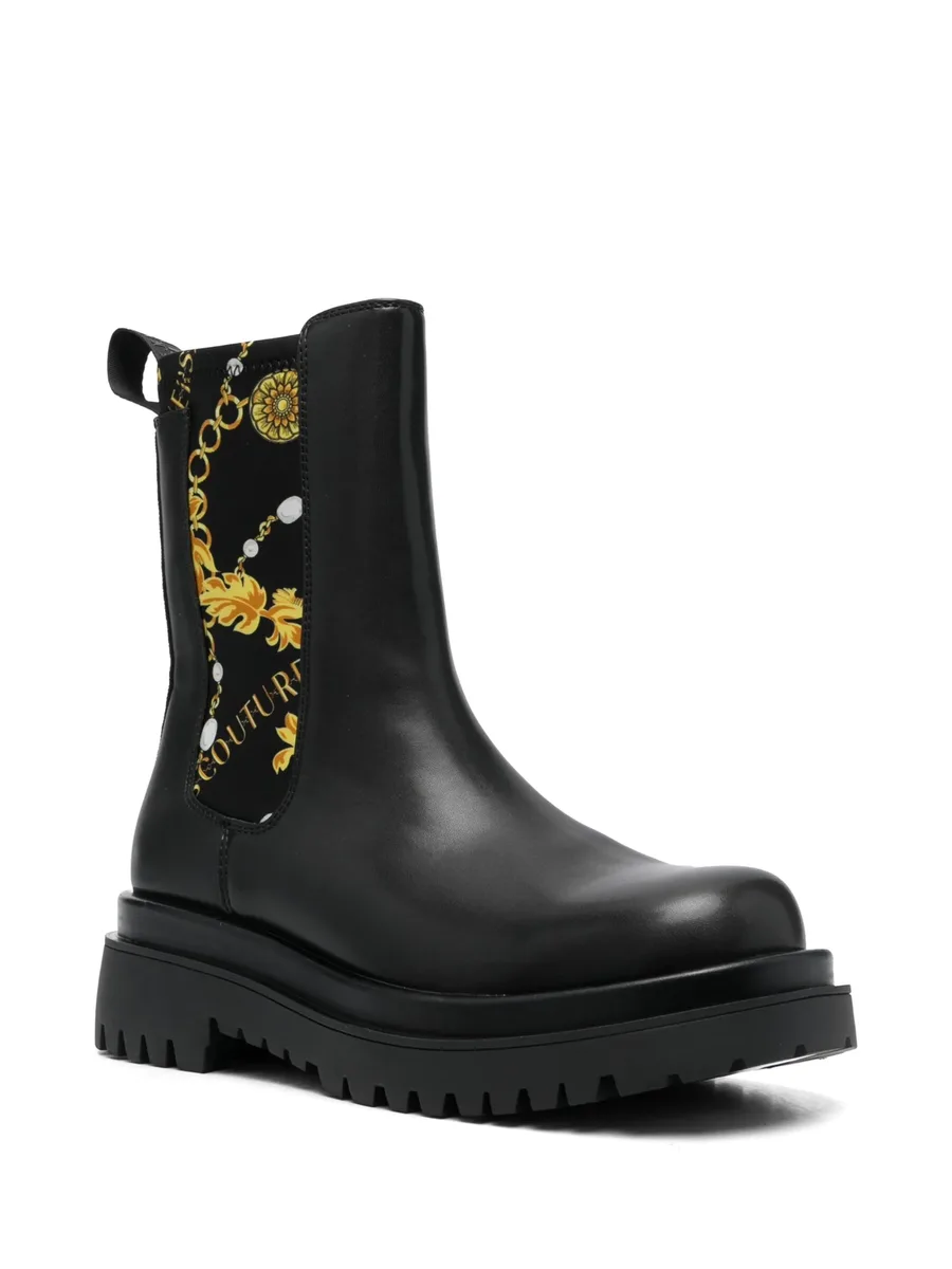Baroque-print ankle boots 4