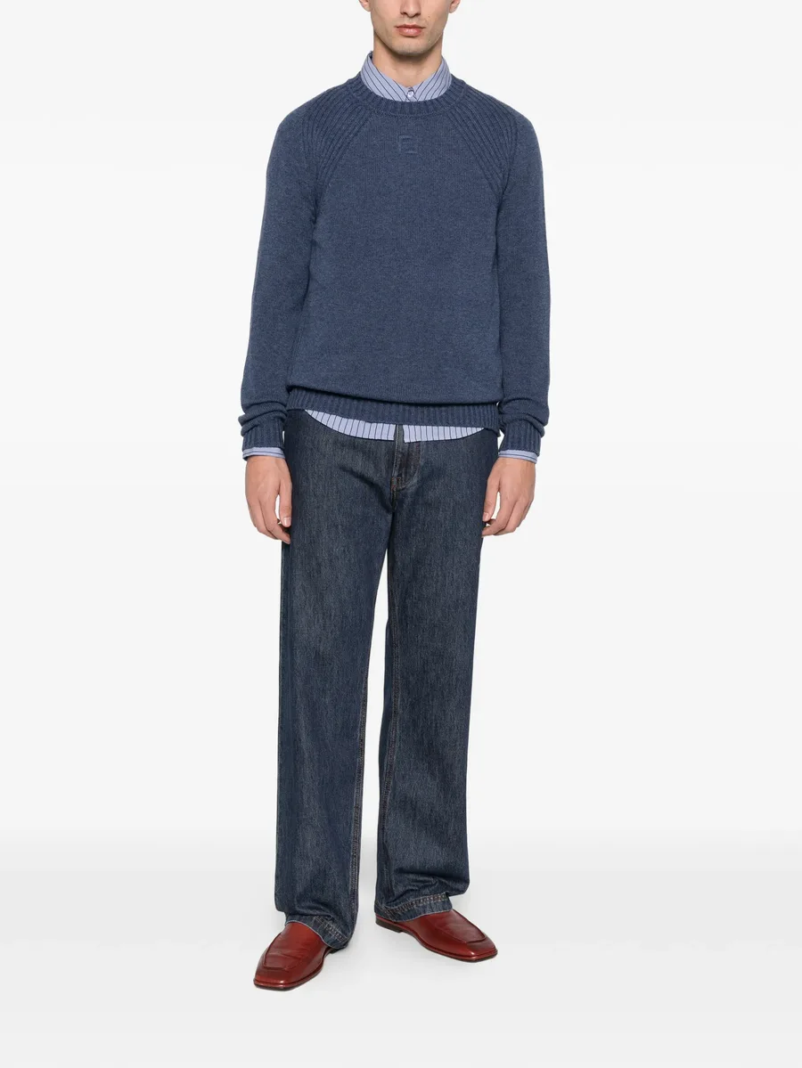 джинсы bootcut прямого кроя 4