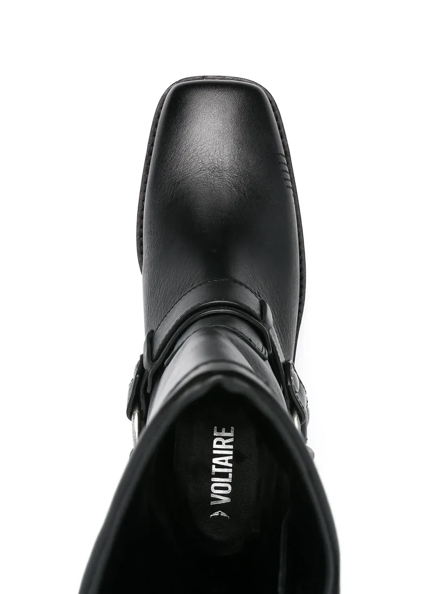 Igata leather biker boots 7