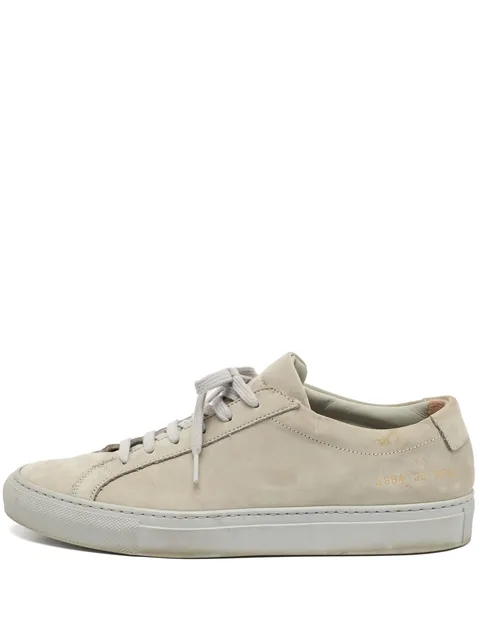 pre-owned Achilles suede sneakers