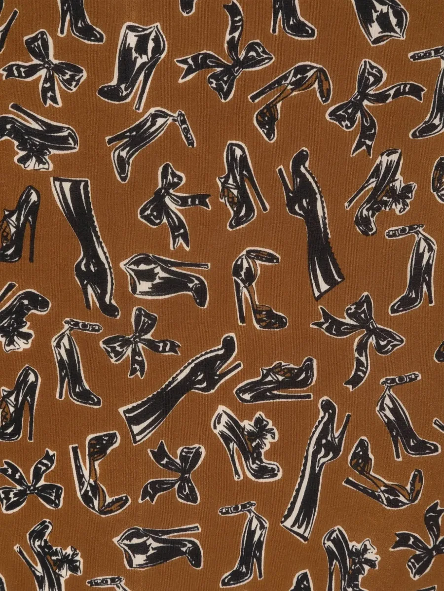 shoe-print scarf 6