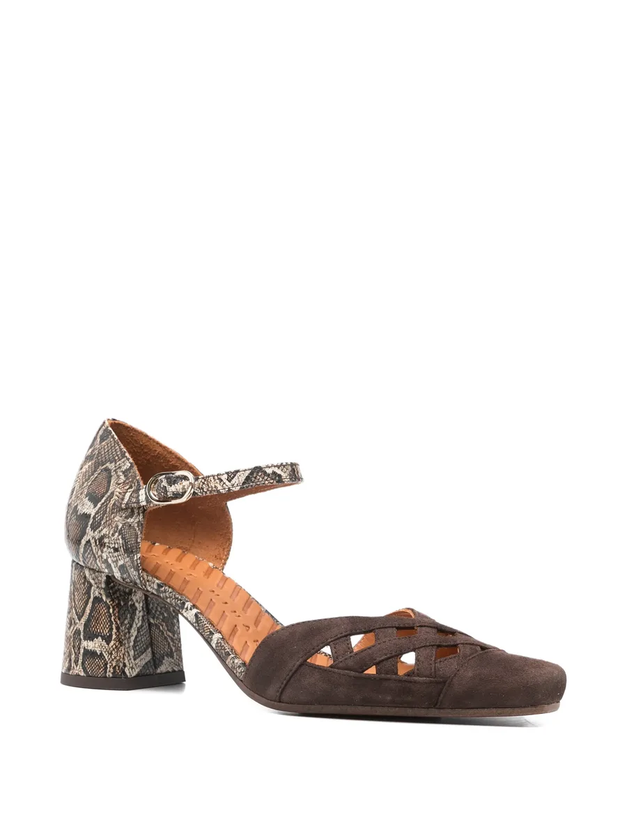 Airma snakeskin-effect heeled pumps 4