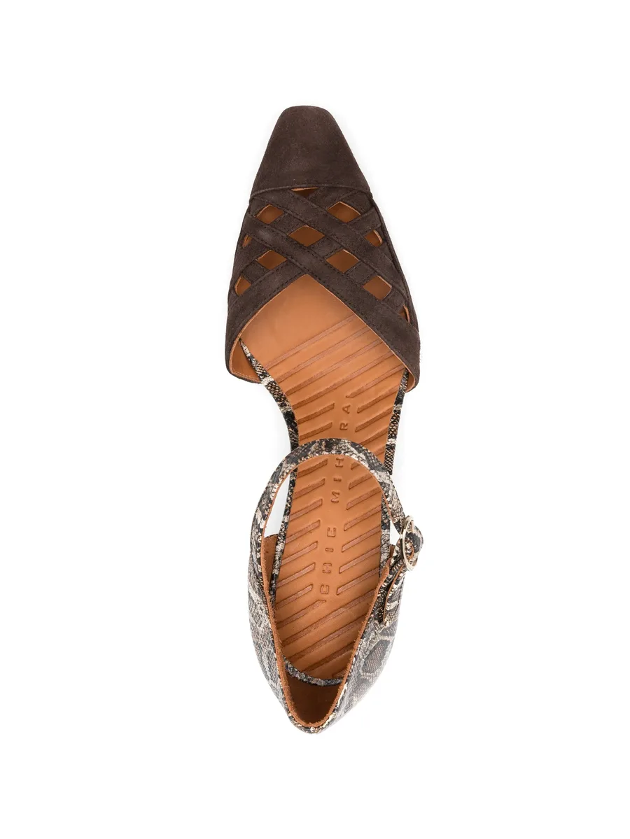 Airma snakeskin-effect heeled pumps 7