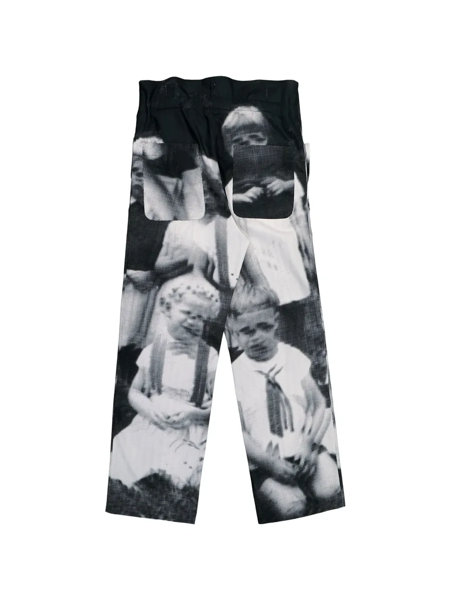 glitch print trousers 3