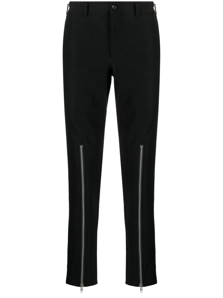 zip-detail skinny trousers 2