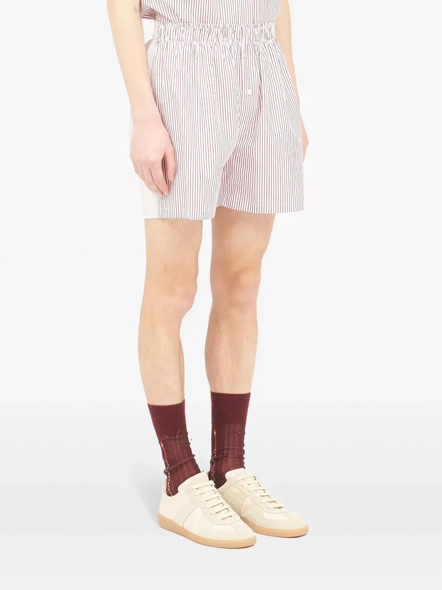 striped cotton shorts 6