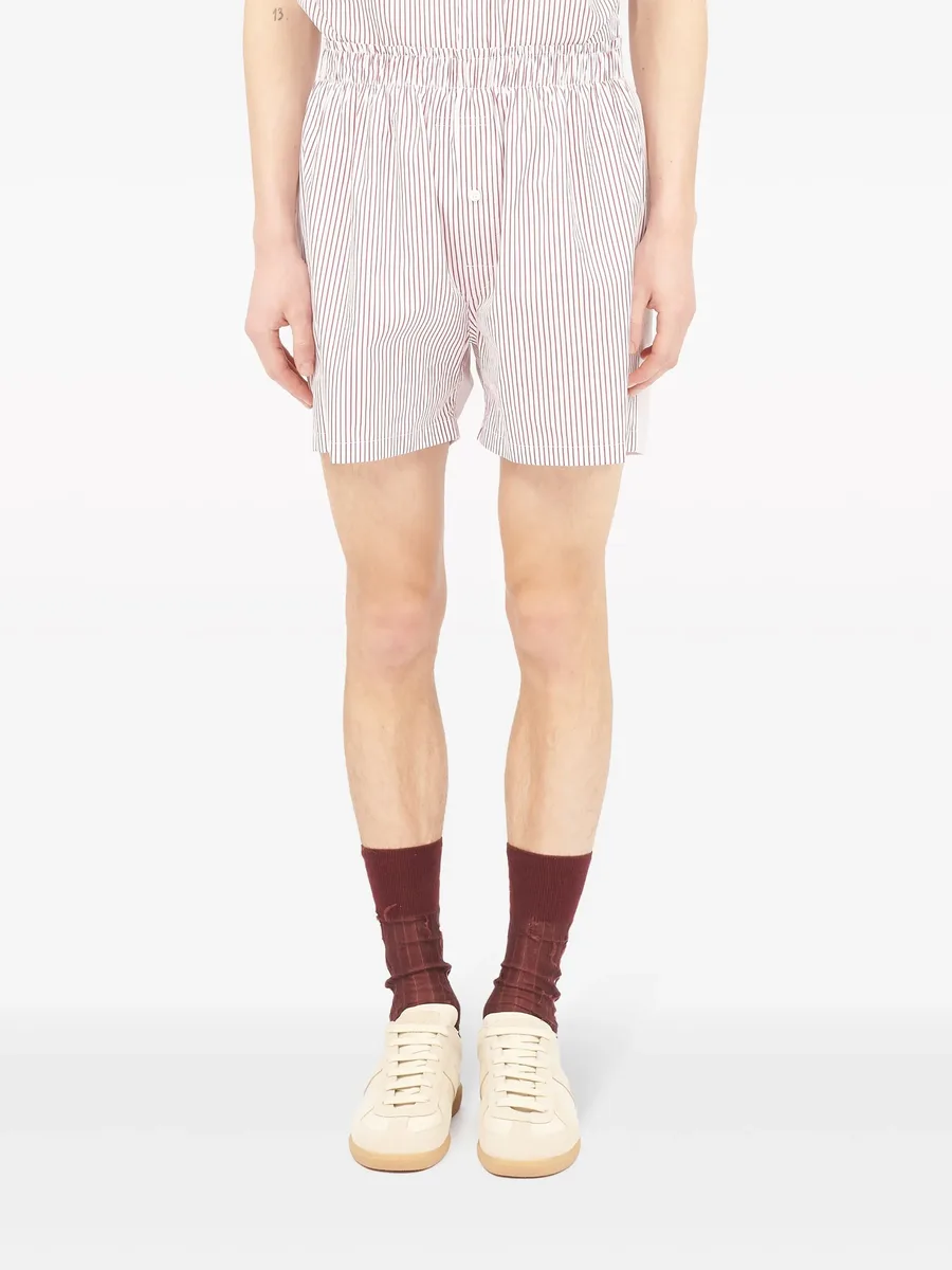 striped cotton shorts 4
