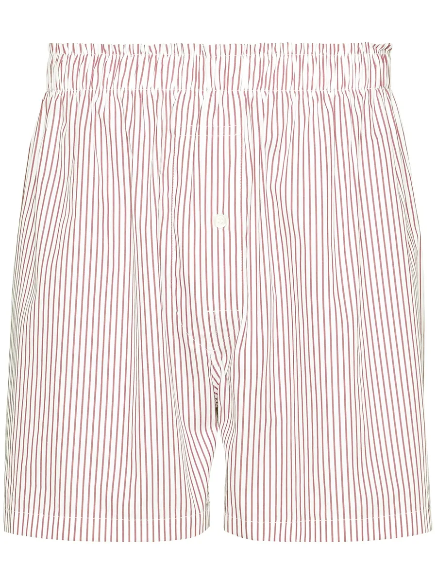 striped cotton shorts 1
