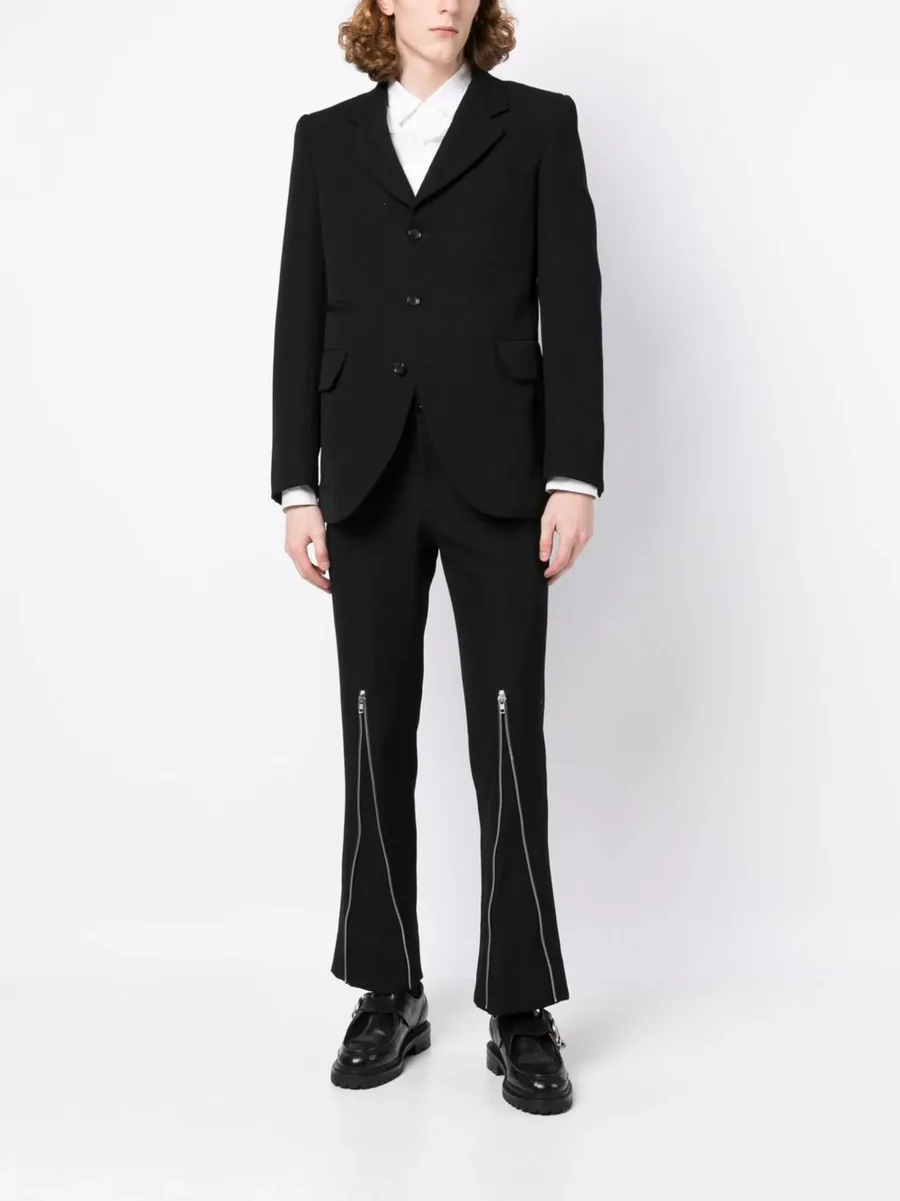 zip-detail skinny trousers 4