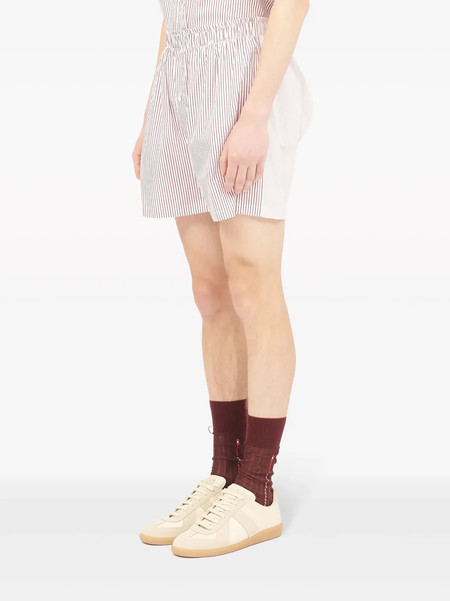 striped cotton shorts 10