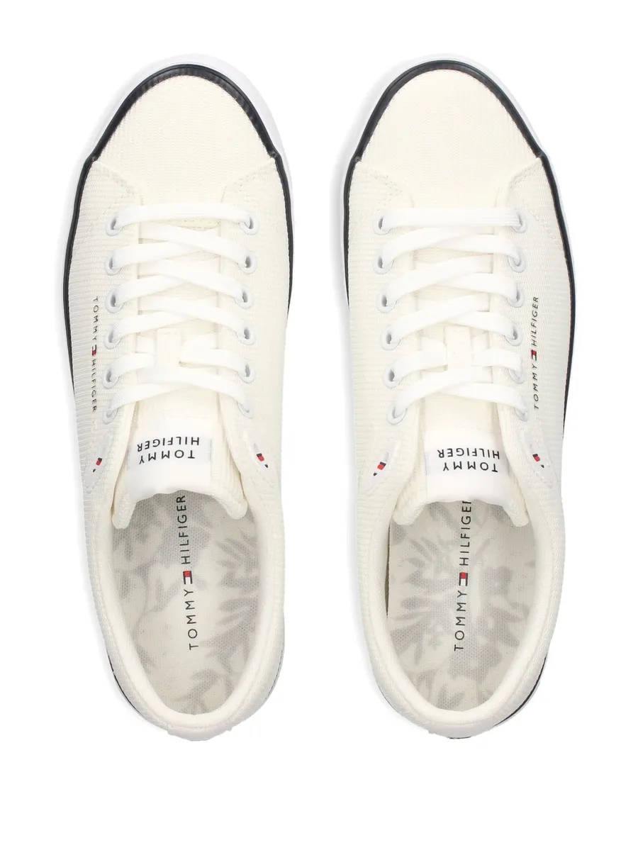 lace-up logo sneakers 5
