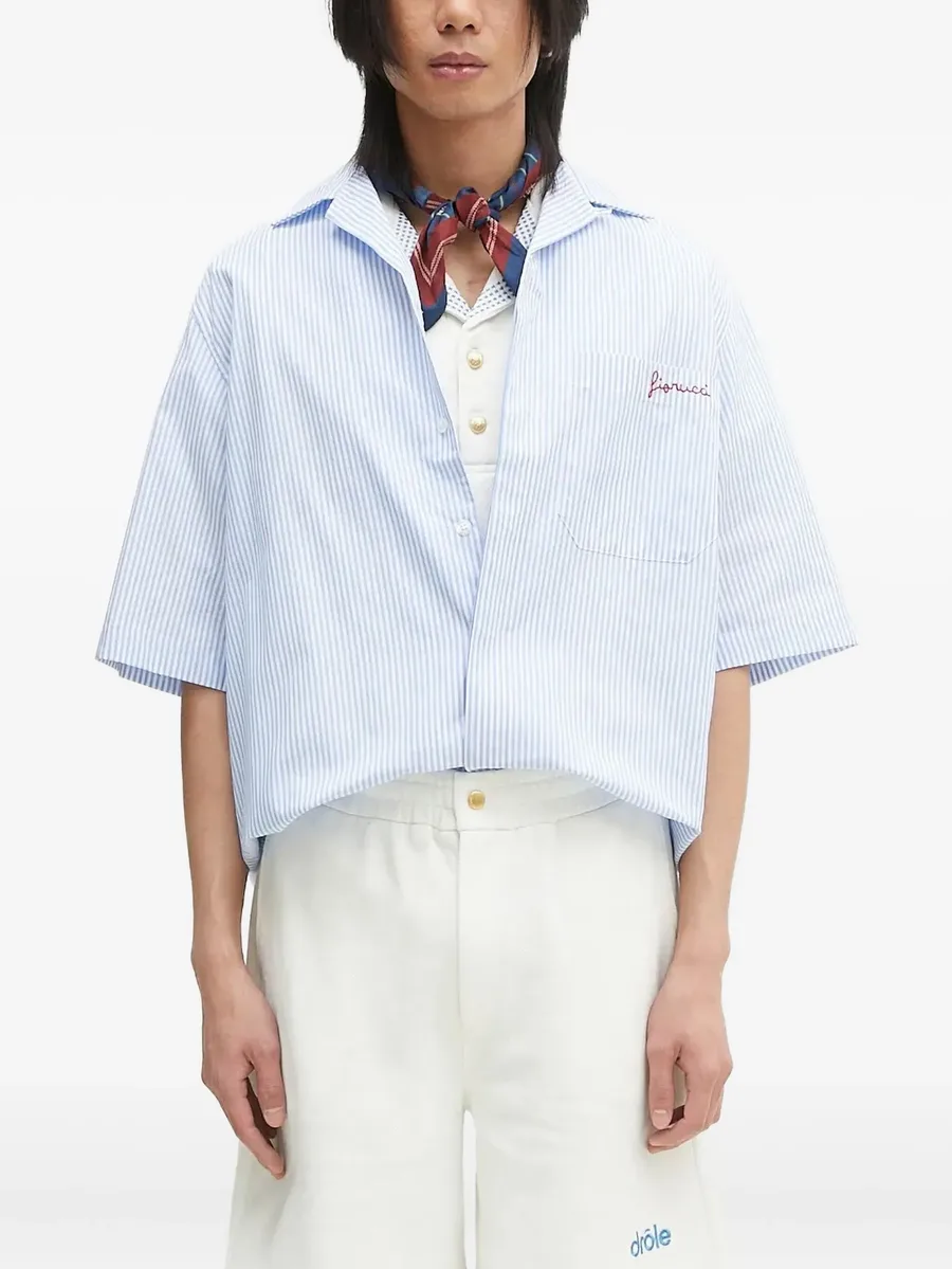 striped embroidered shirt 1