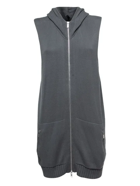 2024 hooded zip cardigan