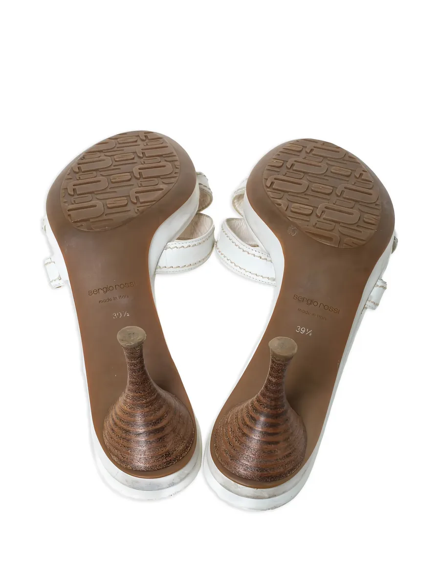 Pre-Owned 70mm leather heeled sandals 5