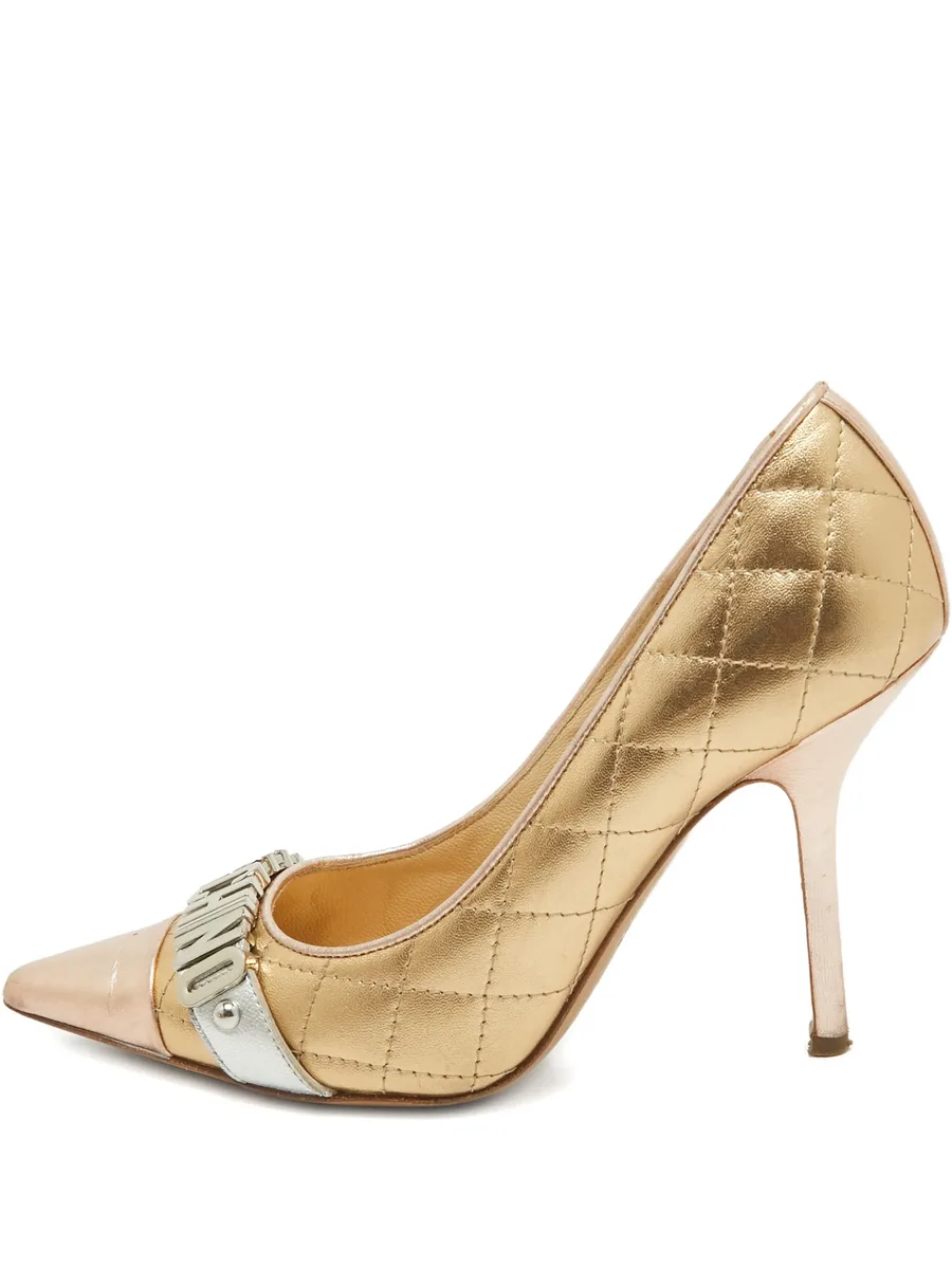 quilted logo pumps 2