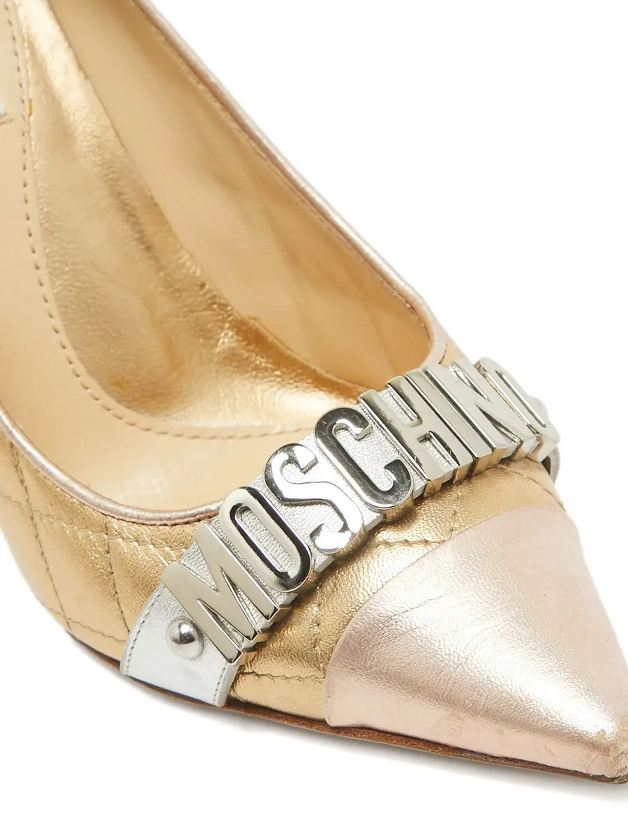 quilted logo pumps 10