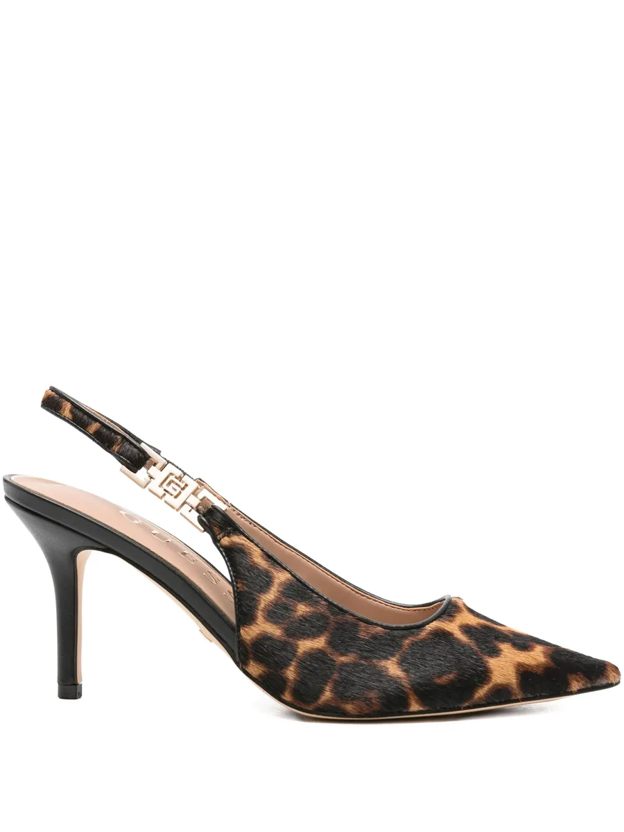 85mm slingback leopard pumps 2