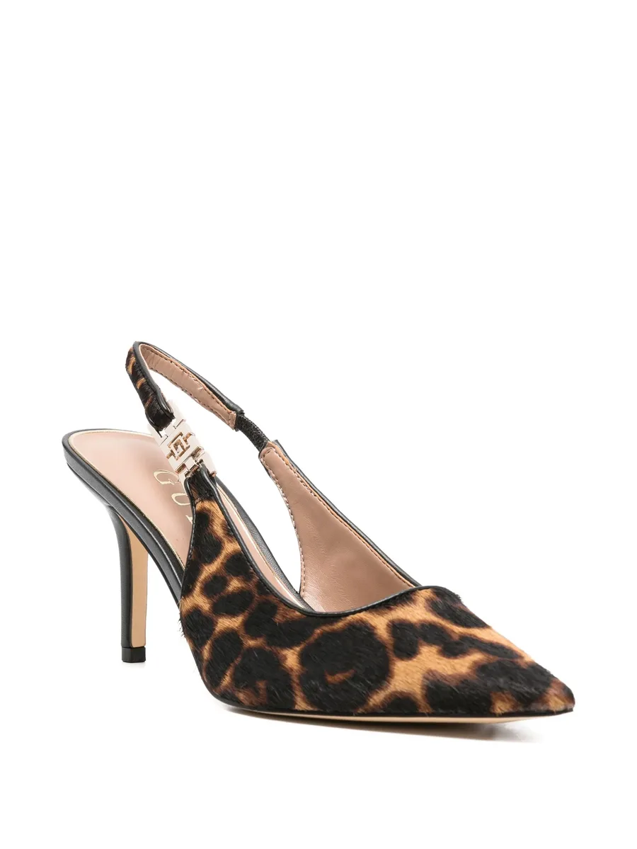 85mm slingback leopard pumps 3