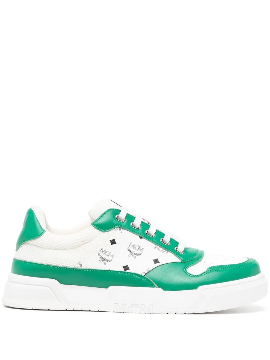 Skyward monogram-print low-top sneakers 1