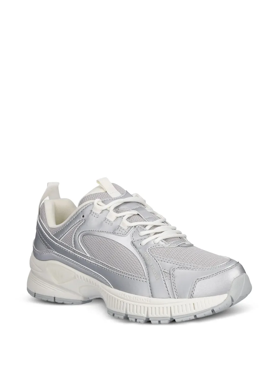 round-toe lace-up sneakers 3