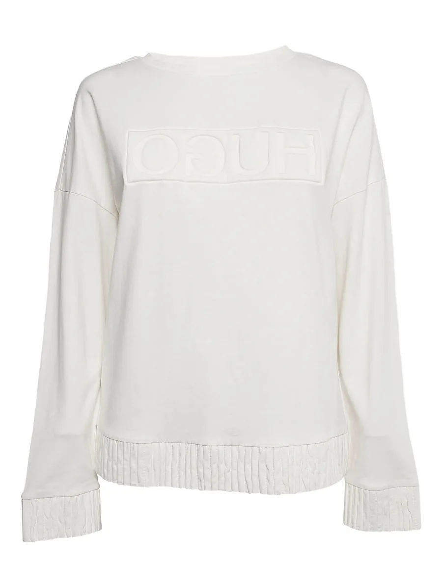 logo-embossed sweatshirt 2