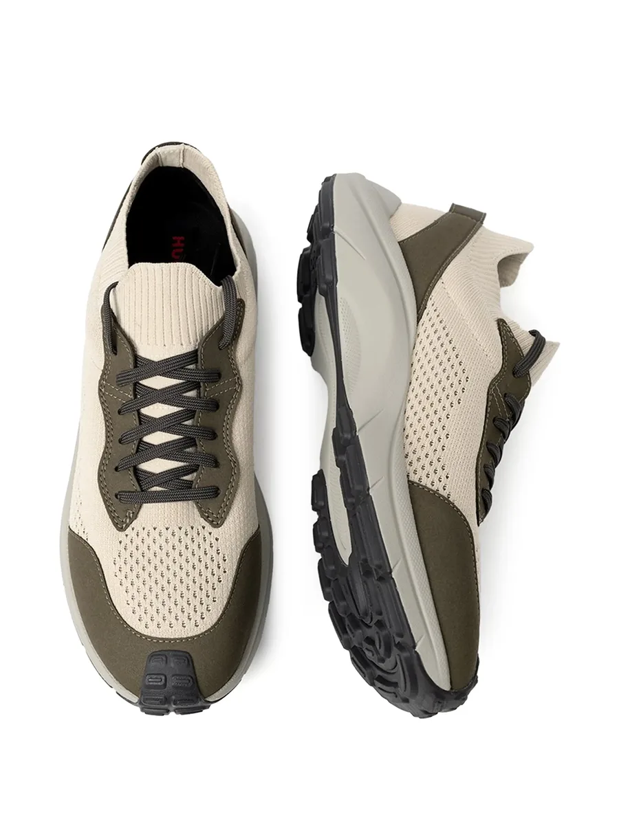 panelled mesh sneakers 6
