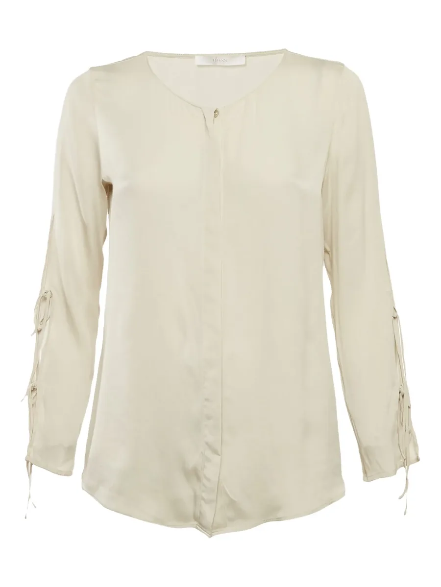 crepe button-down blouse 2