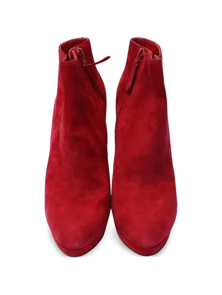 suede platform ankle boots 8