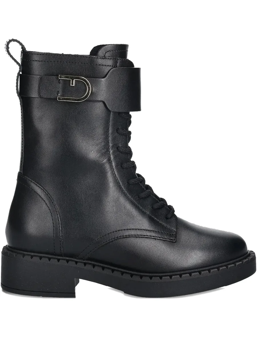 buckle-fastening lace-up boots 2