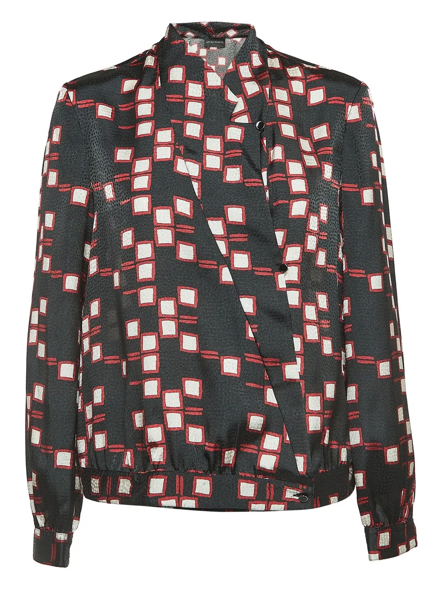 geometric-pattern blouse 2